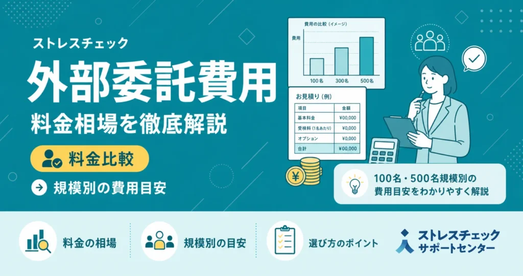 ストレスチェック外部委託の費用｜規模別相場・選び方完全ガイド