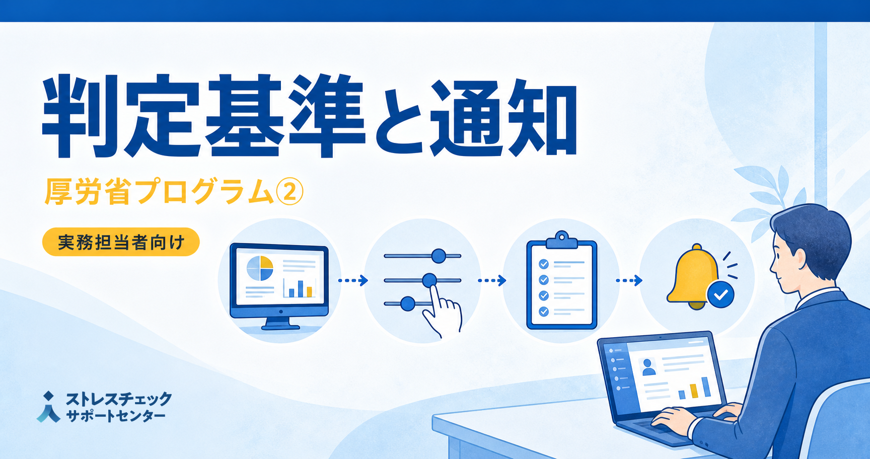 厚労省ストレスチェックプログラムマニュアル解説：判定基準の設定から通知まで（その２）
