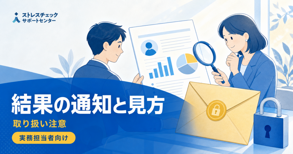 取り扱いに注意？－ストレスチェック個人結果の通知方法や見方とは？