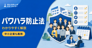 中小企業にも義務化されたパワハラ防止法で会社が整えるべき防止措置のポイントを示すイメージ